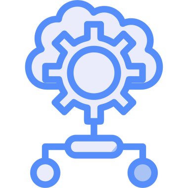 Teçhizat Web simgesi basit illüstrasyon