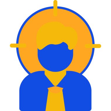 İş. Web simgesi basit illüstrasyon