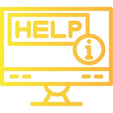 yardımcı vektör simgesi modern basit vektör illüstrasyonu