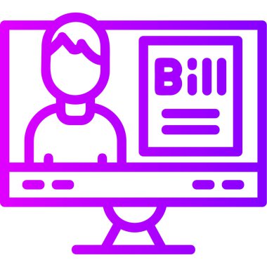 Dizüstü bilgisayarı ve defteri olan bir adam. vektör illüstrasyonu