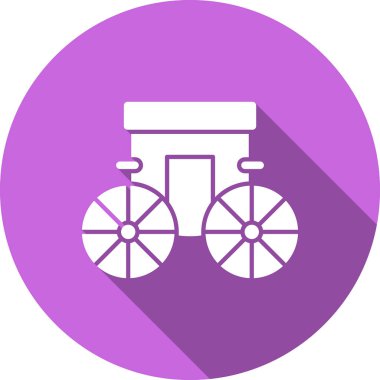 tren. Web simgesi basit illüstrasyon