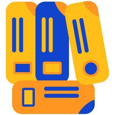 Kitap. Web simgesi basit illüstrasyon