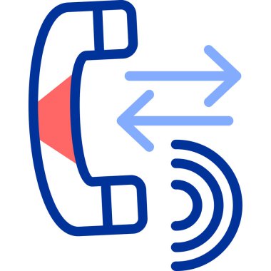 Çağrı. Web simgesi basit illüstrasyon