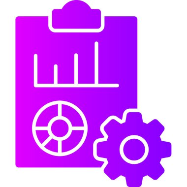 dişli simgesi vektör illüstrasyonu