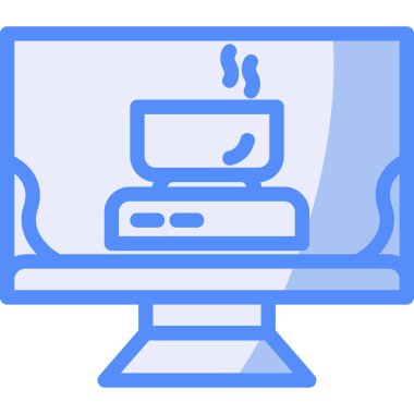 bilgisayar simgesi vektör illüstrasyonu