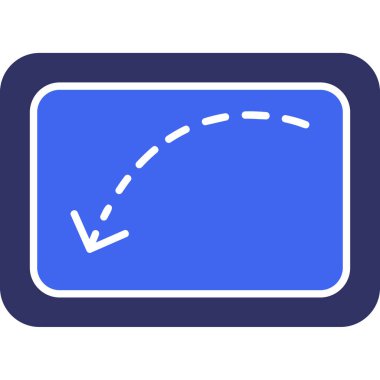 Yön yönü ok simgesi doldurulmuş - özet biçimi