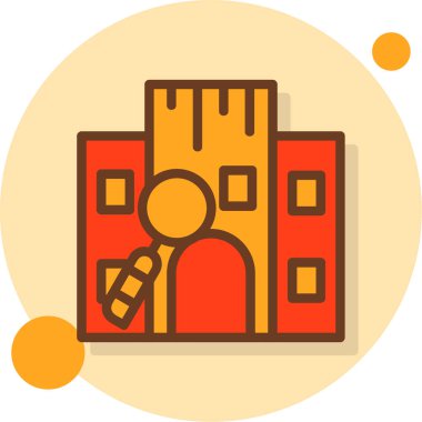 Yapı simgesinin vektör illüstrasyonu