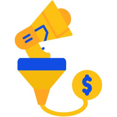 Para hunisi simgesi. Para izometrik huni vektör ikonu izole edilmiş web tasarımı. beyaz arkaplan