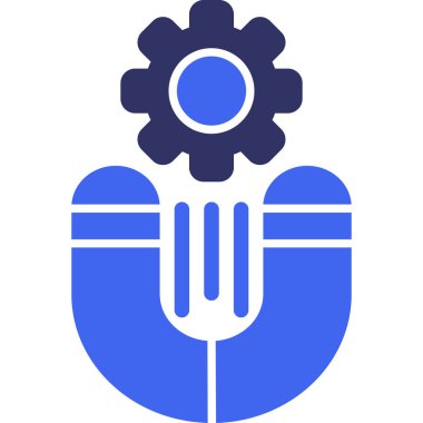 Çiçek. Web simgesi basit illüstrasyon