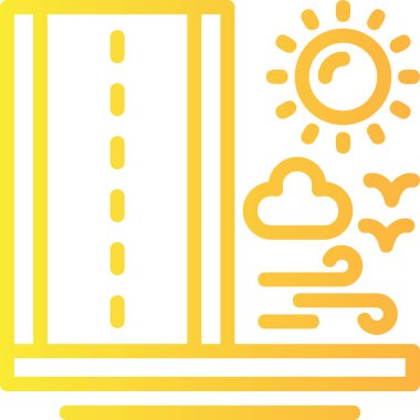 Bulut simgesi vektör illüstrasyonu