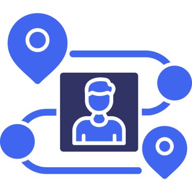 ağ web simgesi basit illüstrasyon