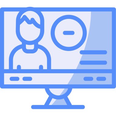 video simgesi vektör illüstrasyonu