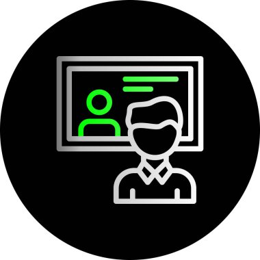 vektör kimlik simgesi