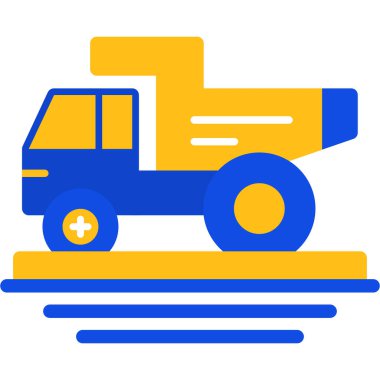 Ambulans. Web simgesi basit illüstrasyon