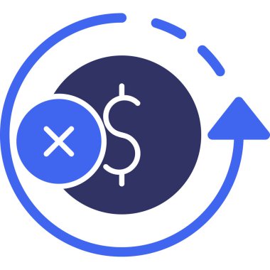 Dolar. Web simgesi basit tasarım