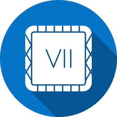 Uzun gölgeli bir b harfinin vektör simgesi