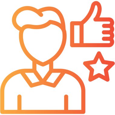 Müşteri servis simgesi vektör illüstrasyonu