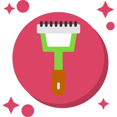 fırça. Web simgesi basit illüstrasyon