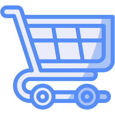 Tramvay. Web simgesi basit illüstrasyon