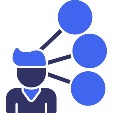 İş adamlarının vektör illüstrasyonu