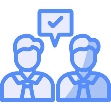 İnsan simgesinin vektör illüstrasyonu