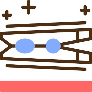 Bir kitap simgesinin vektör illüstrasyonu