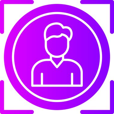 kullanıcı profili simgesi, vektör illüstrasyonu