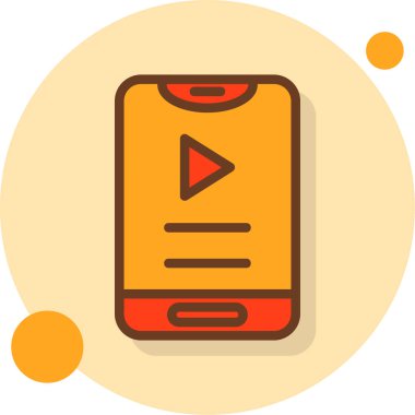 mobil simge vektör illüstrasyonu