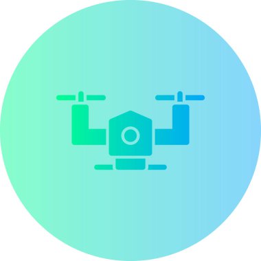 İHA simgesi vektör illüstrasyonu