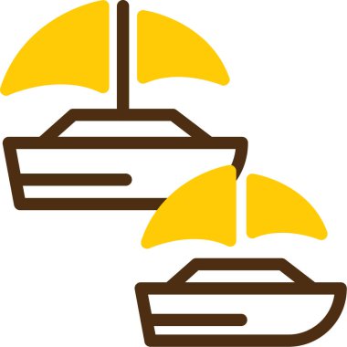 Yaz tatili konsepti vektör illüstrasyonu