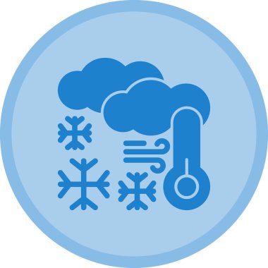 Kar tanesi. Web simgesi basit illüstrasyon