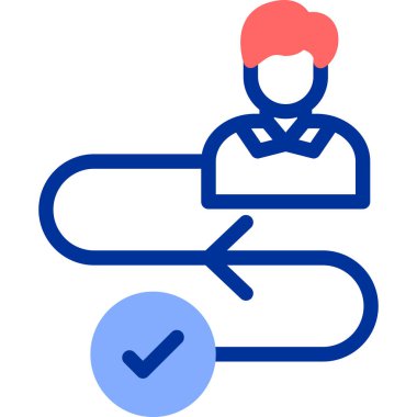 avatar. Web simgesi basit illüstrasyon