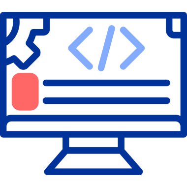 kod kodlama geliştirme programlama simgesi