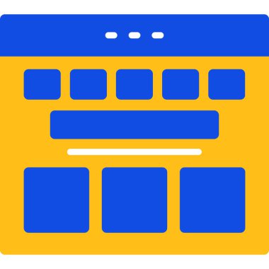 Tarayıcı bilgisayar simgesi - taslak biçimi