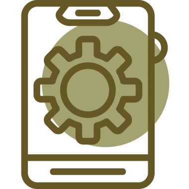 cep telefonu simgesi vektör çizimi