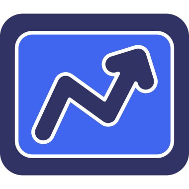 Ok. Web simgesi basit illüstrasyon