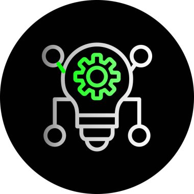 fikir simgesi, vektör illüstrasyonu