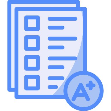 Belge. Web simgesi basit illüstrasyon