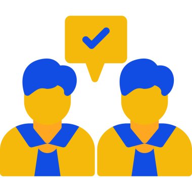 insanlar simge vektör illüstrasyonu