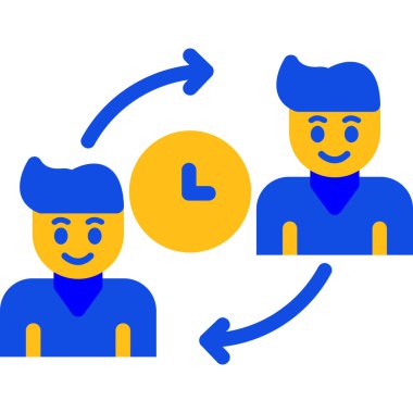 Müşteri servisi renk vektör illüstrasyonuName