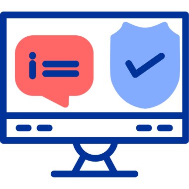 İnternet simgesi modern basit vektör illüstrasyonu