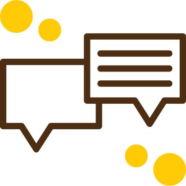 Konuş. Web simgesi vektör illüstrasyonu