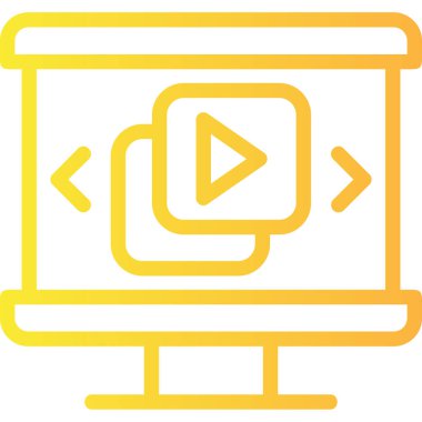 Modern bir simgenin vektör illüstrasyonu