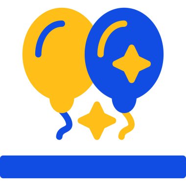 Doğum günü. Web simgesi basit tasarım