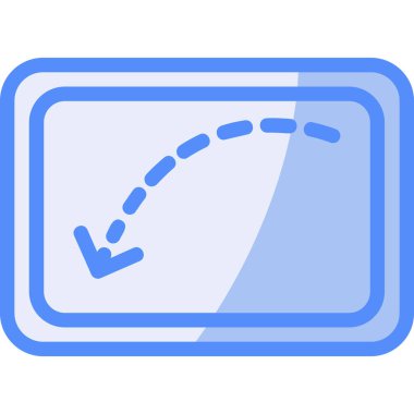 ok yönü simgesi doldurulmuş - taslak biçimi