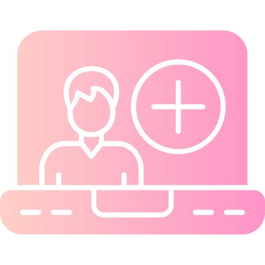 kullanıcı profili renk vektör çizimi