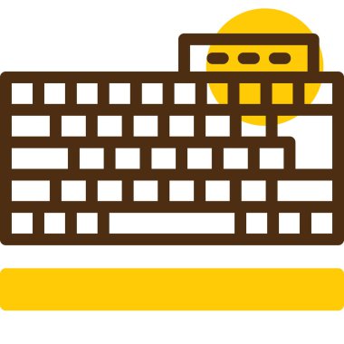 bina inşaat evi simgesi - taslak biçimi