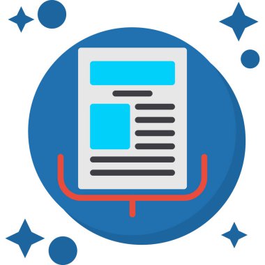 Bir kitabın vektör illüstrasyonu