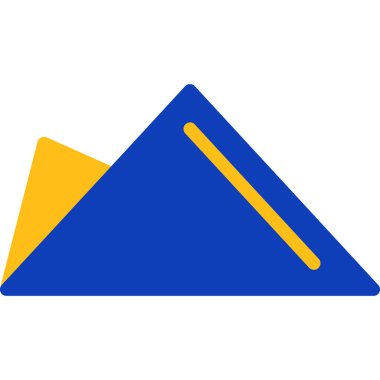 Peçete Düz İki Renk Ağı simgesi, vektör illüstrasyonu