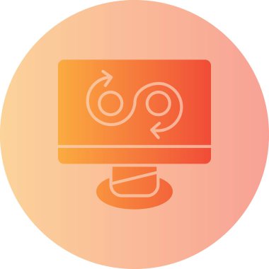 seo modern simgesinin vektör illüstrasyonu